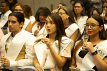 UNIB celebrates with graduates at a graduation ceremony in the Dominican Republic